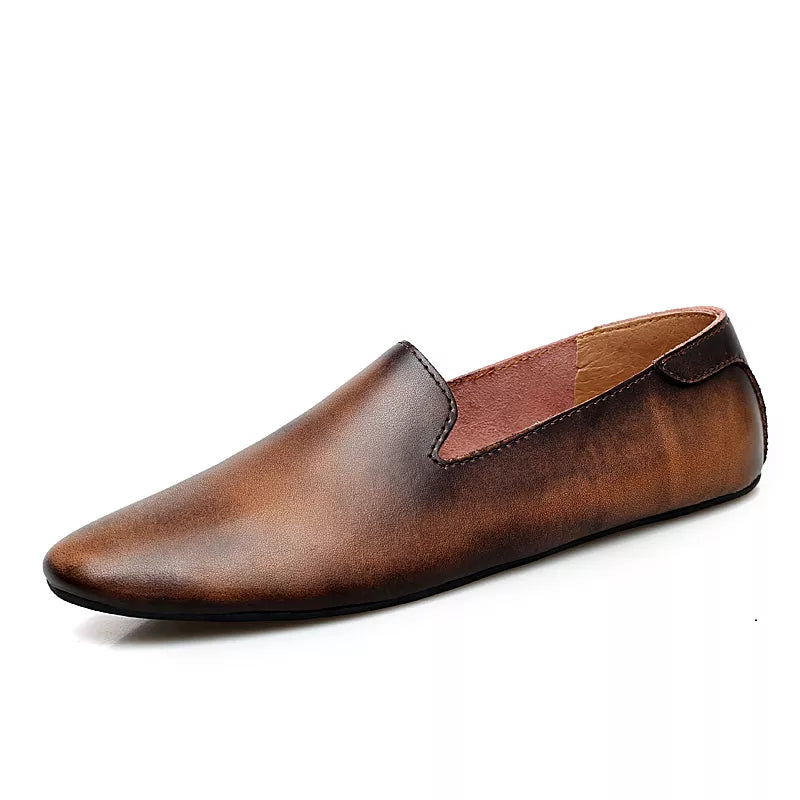 Mezzano Leather Slip on Shoe