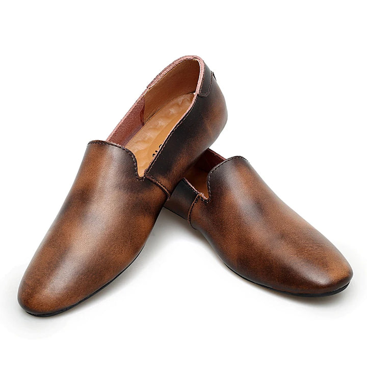 Mezzano Leather Slip on Shoe