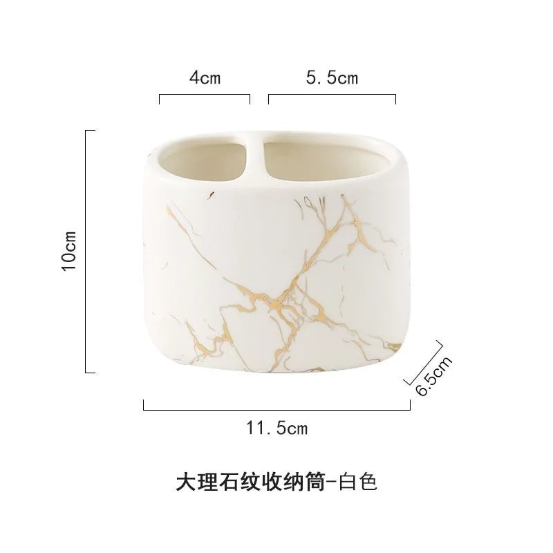 Marble Toothbrush Holder