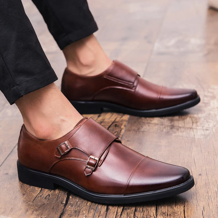 Classic Buckle Strap Shoes