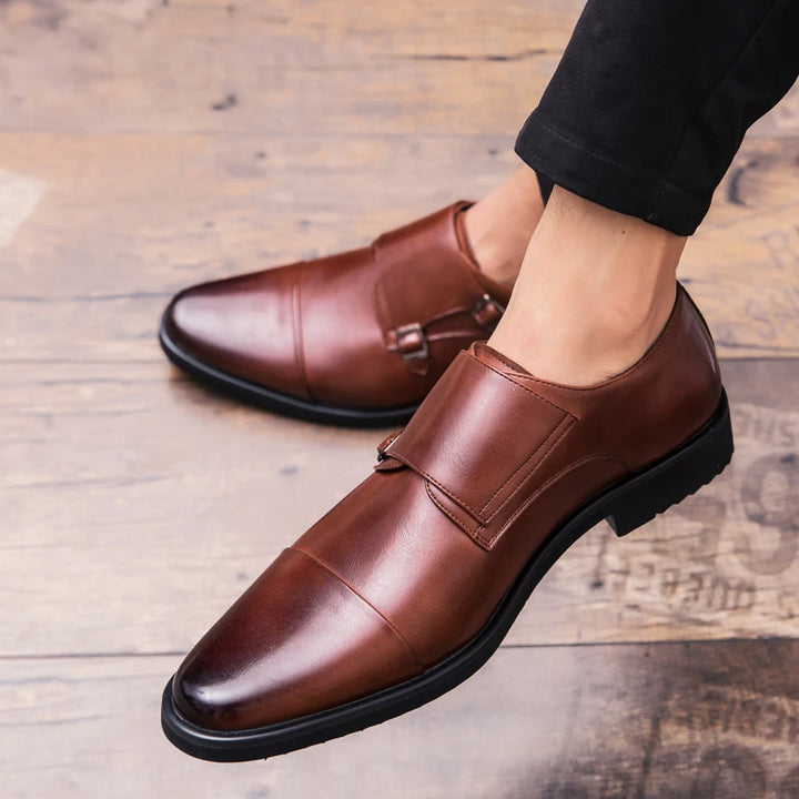 Classic Buckle Strap Shoes