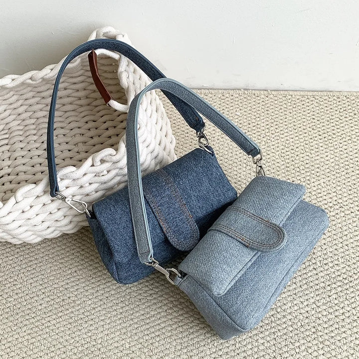 Denim Delight Shoulder Bag