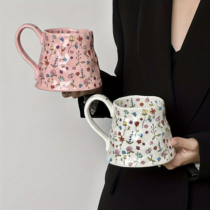 Ceramic Floral Mug