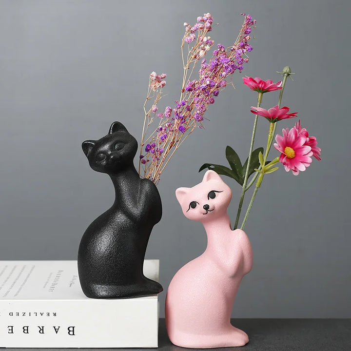 Purrfect Charm Vase