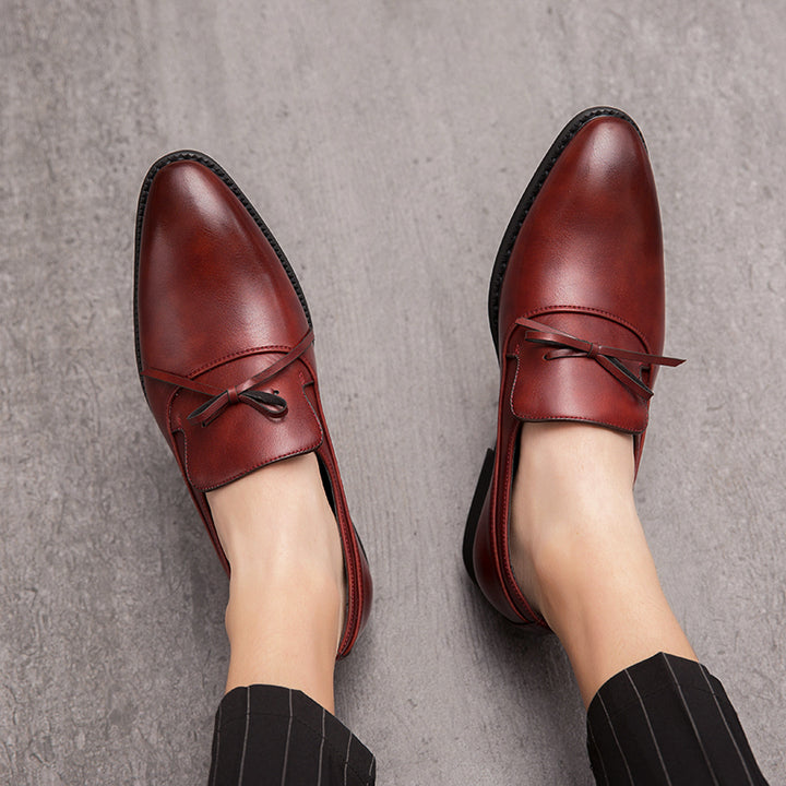 Edward Leather Slip on Shoes