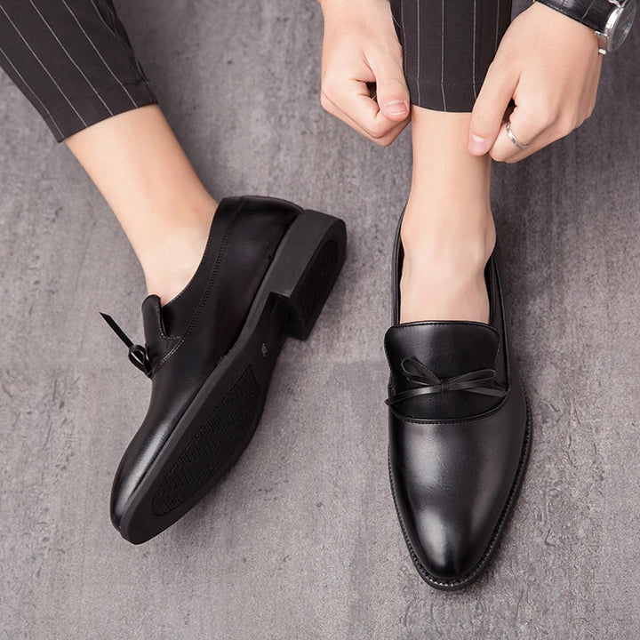 Edward Leather Slip on Shoes