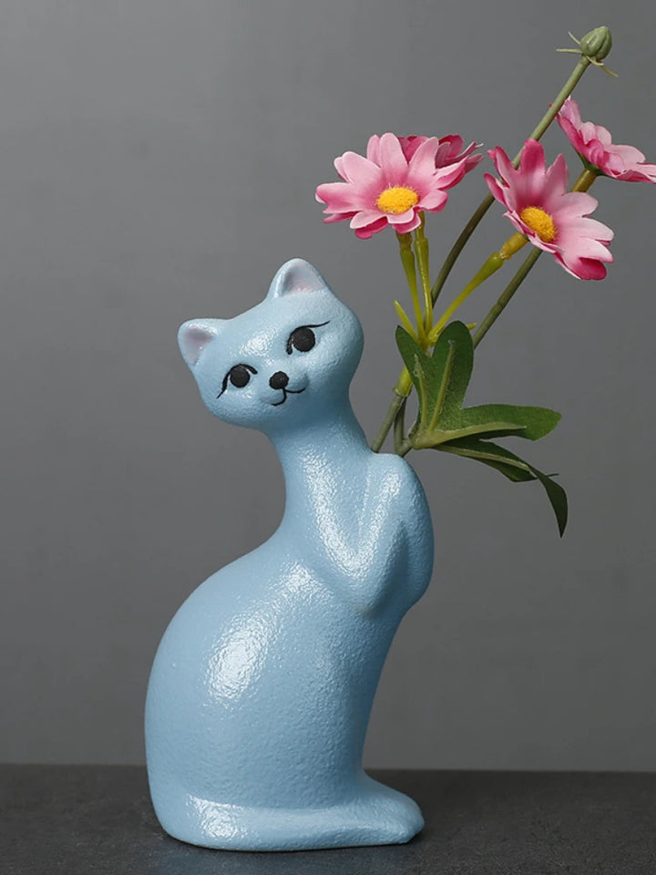 Purrfect Charm Vase