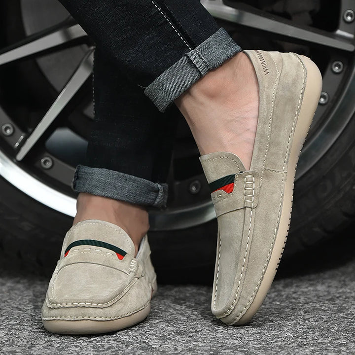 Italian Handmade Suede Moccasin