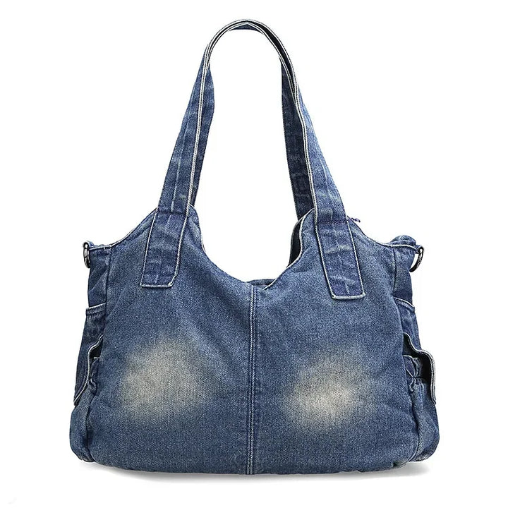 Sapphire Stitch Shoulder Bag