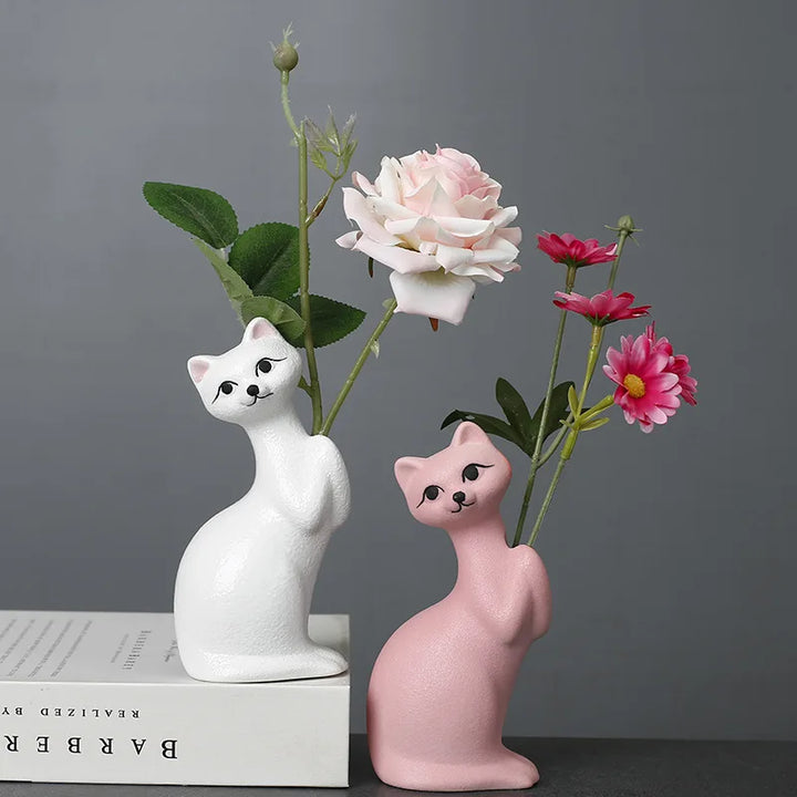 Purrfect Charm Vase