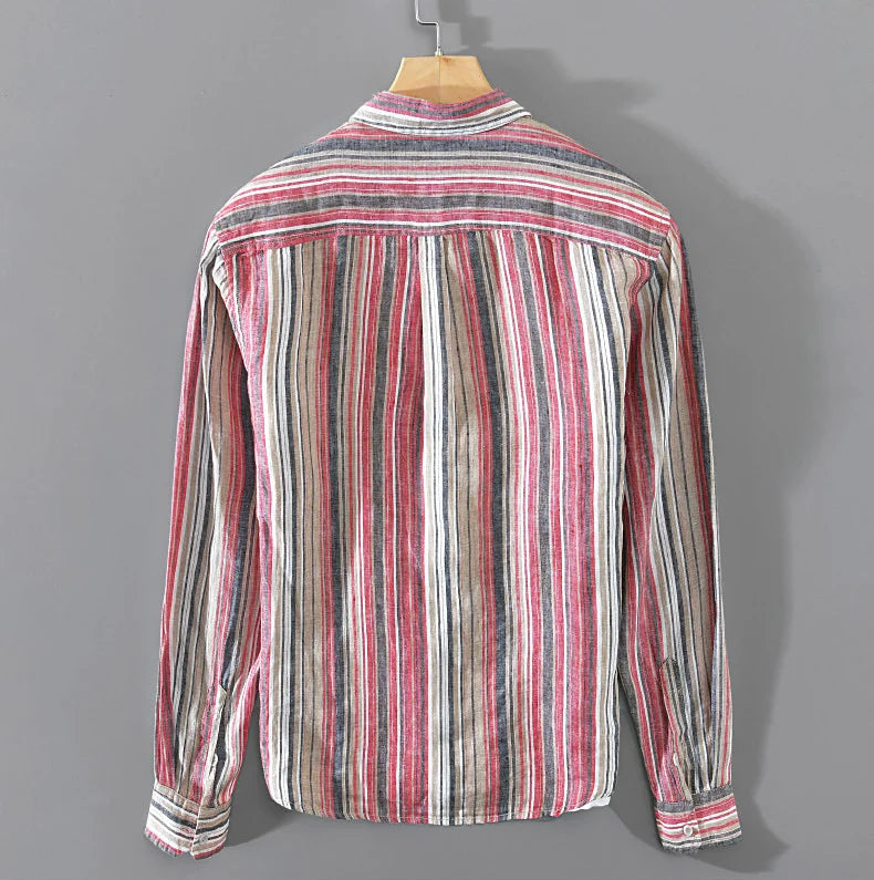 Urban Stripe Linen Shirt